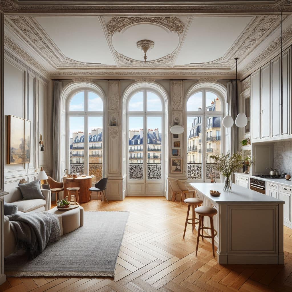 Moderniser un appartement Haussmannien à Paris sans le dénaturer : nos conseils