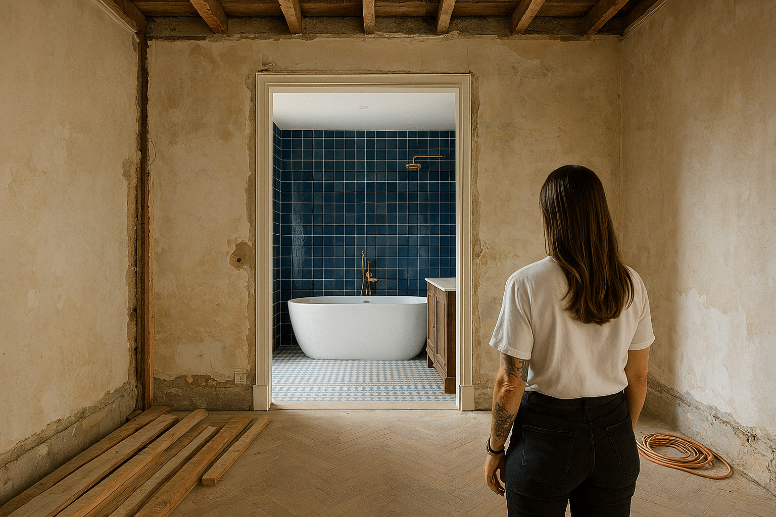 Une rénovation de maison à Paris