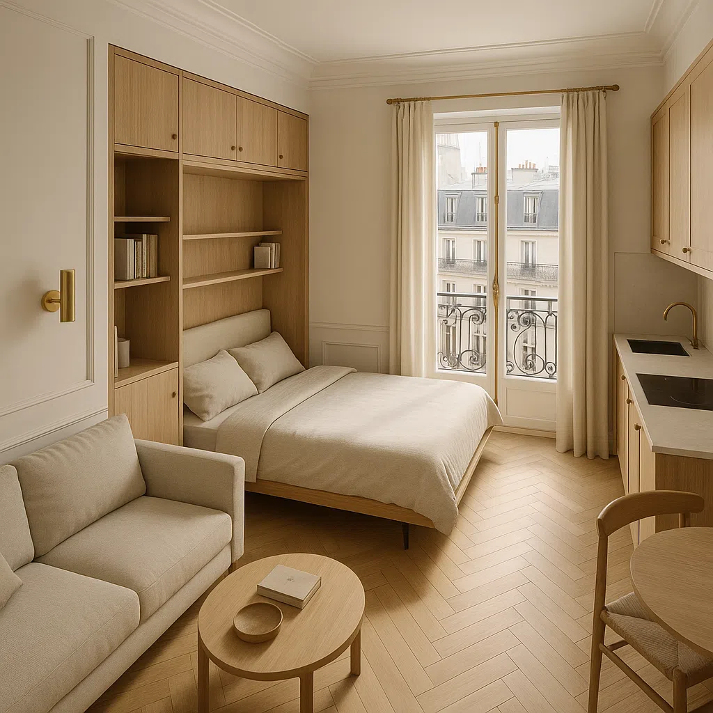 Petits espaces urbains à Paris : comment un architecte d’intérieur optimise chaque mètre carré