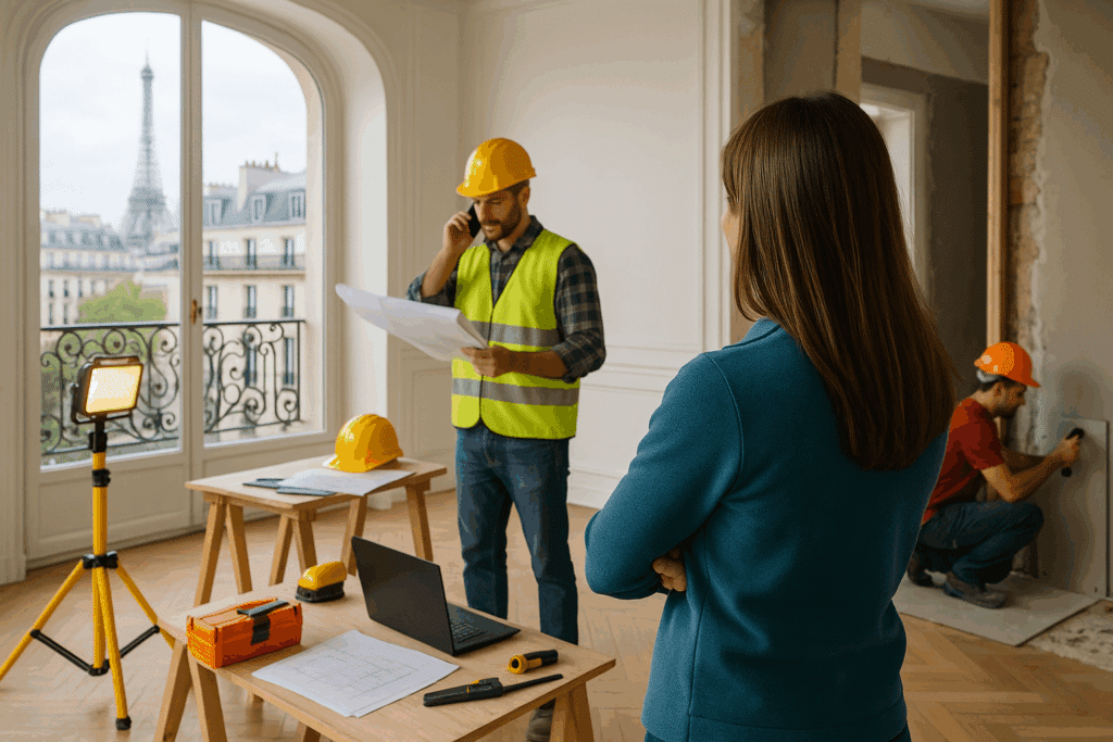 gestion de chantier à Paris