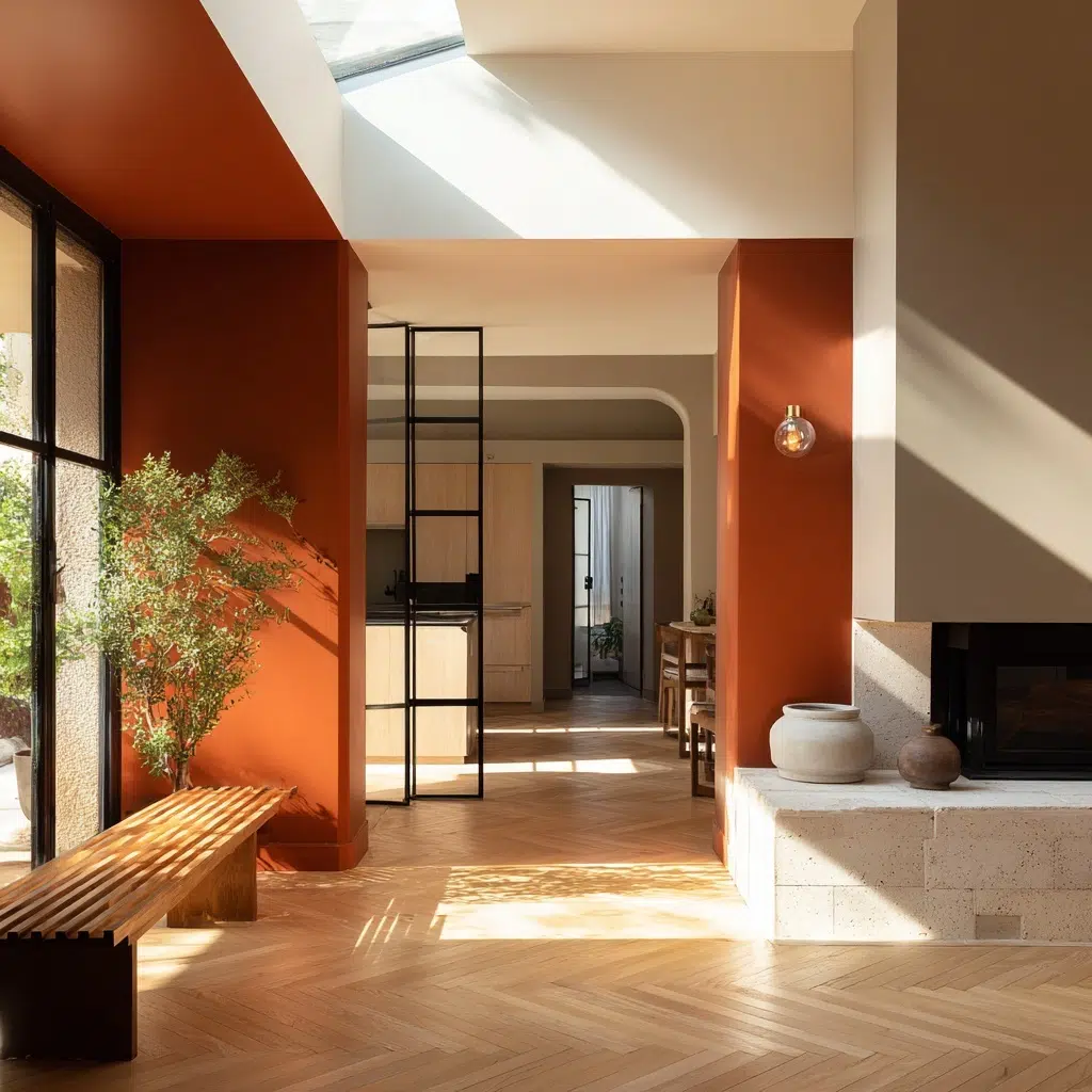 Architecte d’intérieur Seine-et-Marne 3 Aménagement d'une entrée de résidence secondaire à Samoreau