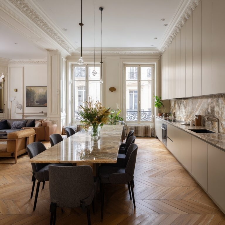 Transformation d’un appartement ancien à Issy-les-Moulineaux : l’art de l’architecte d’intérieur