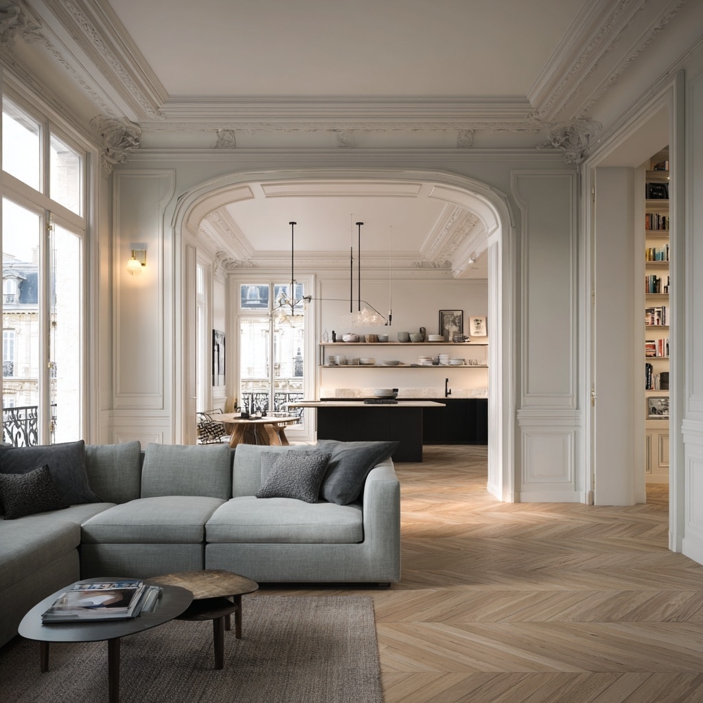 Conserver le cachet de son ancien appartement à Paris tout en le modernisant