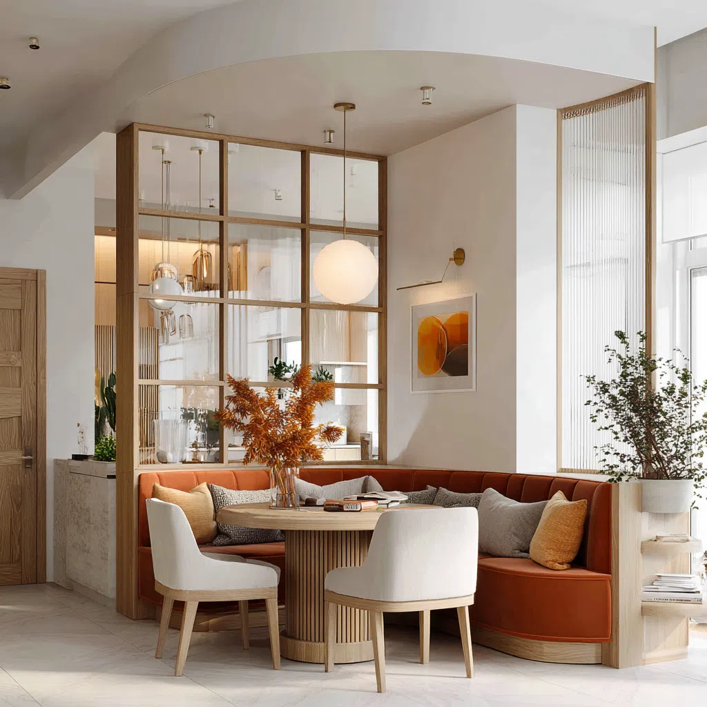 Architecte d’intérieur Seine-et-Marne 8 Création d'un coin repas sur mesure pour ce bien d'exception en Seine et Marne