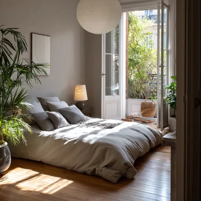 Aménagement et décoration d'une chambre parentale de villa à Chennevières sur Marne